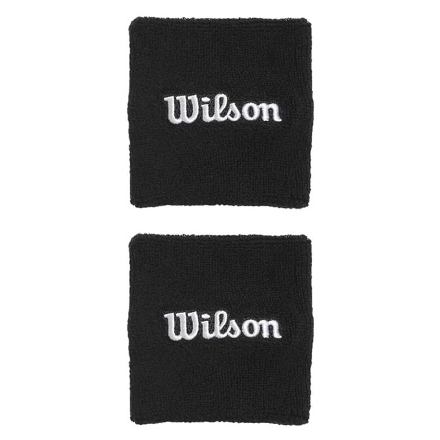 Wilson Wristband 2-Pack Black OSFA